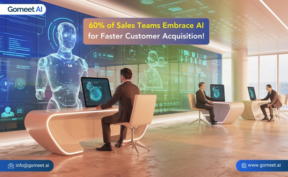 Sales professionals leveraging AI technology to improve customer acceptance rates and streamline SaaS sales strategies.